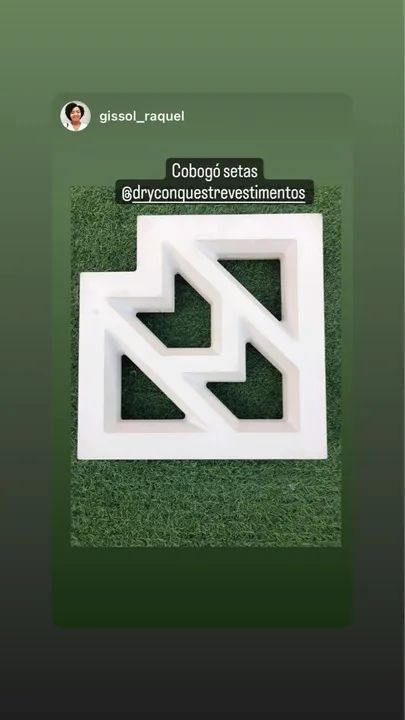 Painel Decorativo para Jardim - cobogó de concreto - Elemento vazado - Foto 4