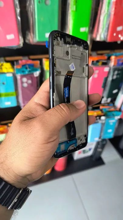 Tela Frontal Com Aro e Componentes Xiaomi Redmi 7 Normal - Foto 2