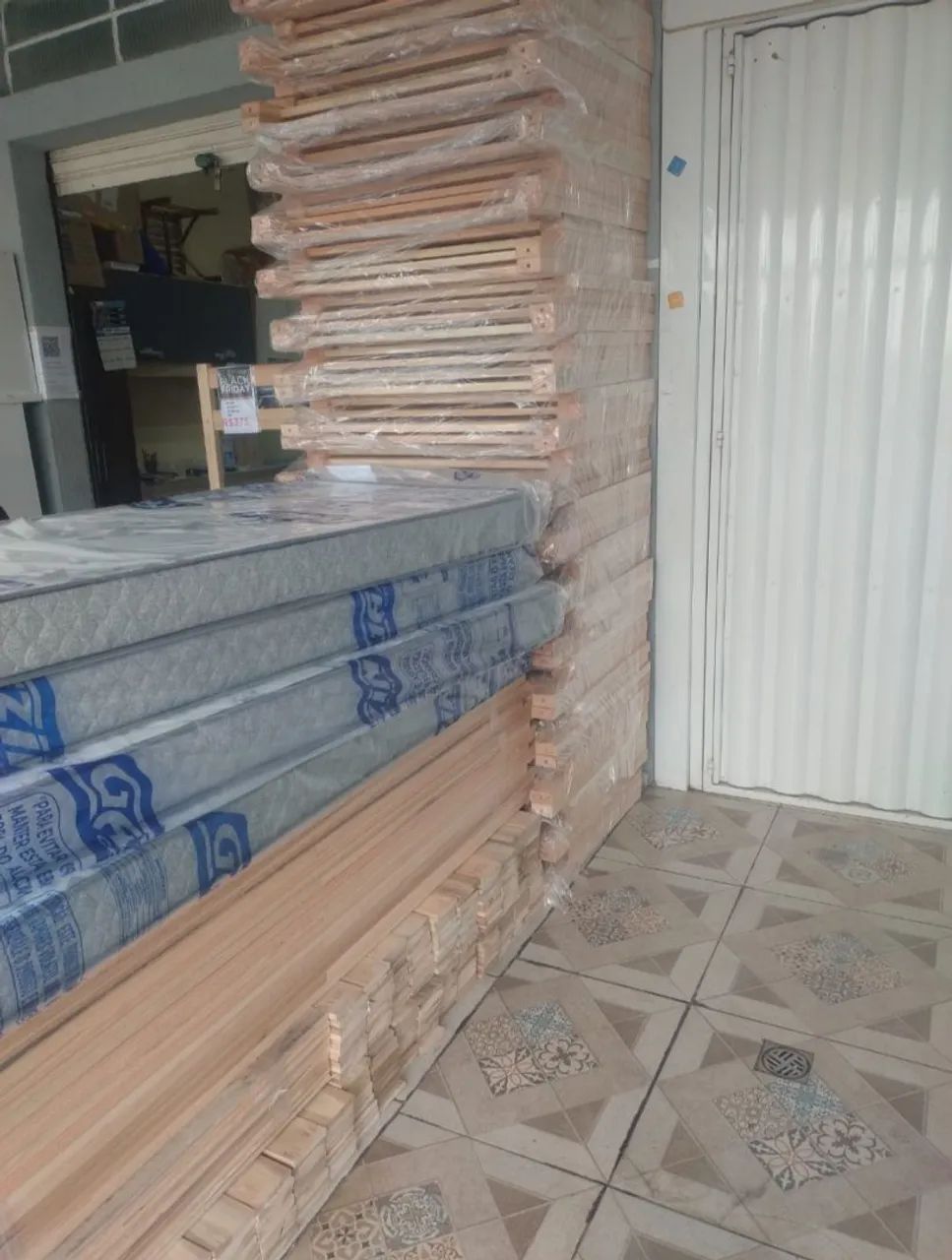 Beliche com 2 colchão solteiro Gazin novos 