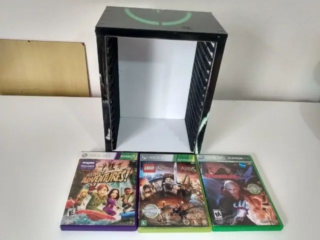 jogos xbox 360 2un. mais estojo sem mídia e cx personalizada