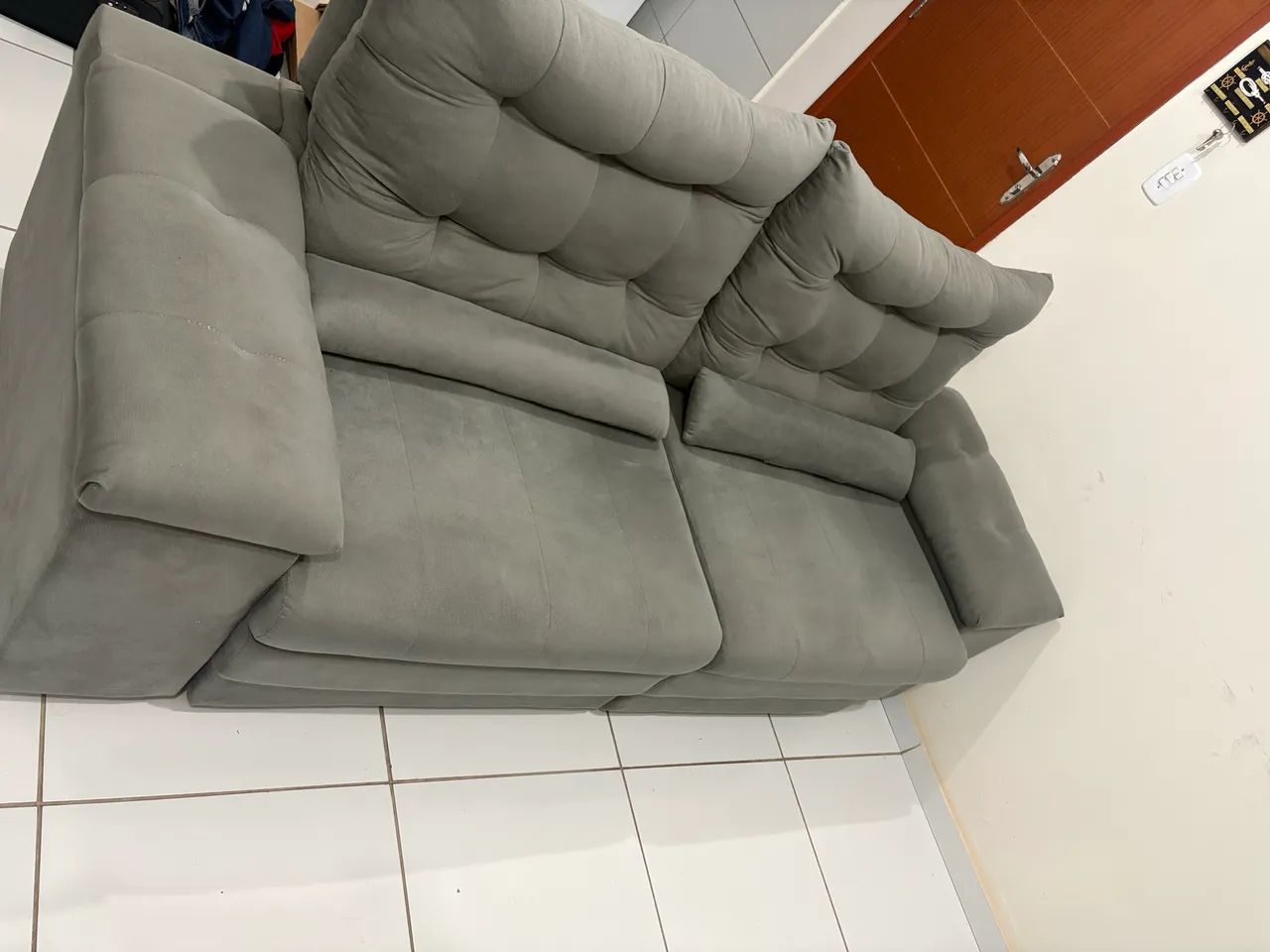 Sofá Retrátil e Reclinável 3 lugares - Foto 3