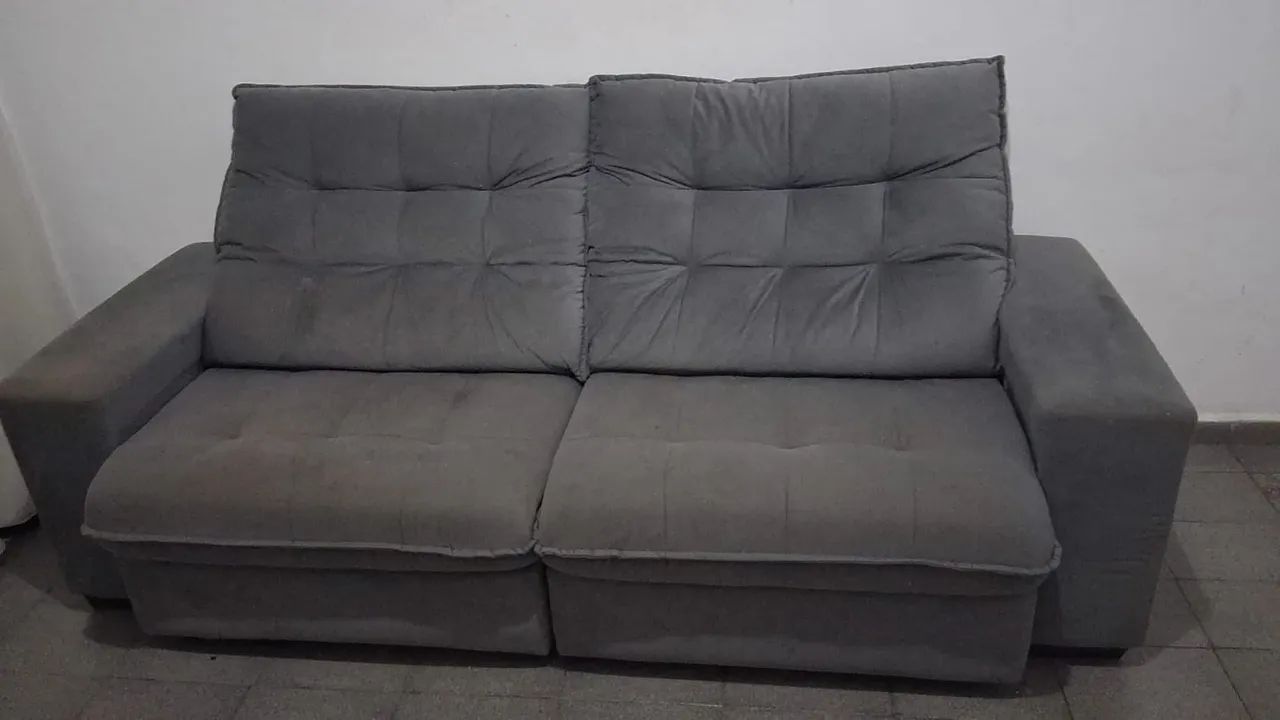 Sofá 4 lugares usado - Foto 2