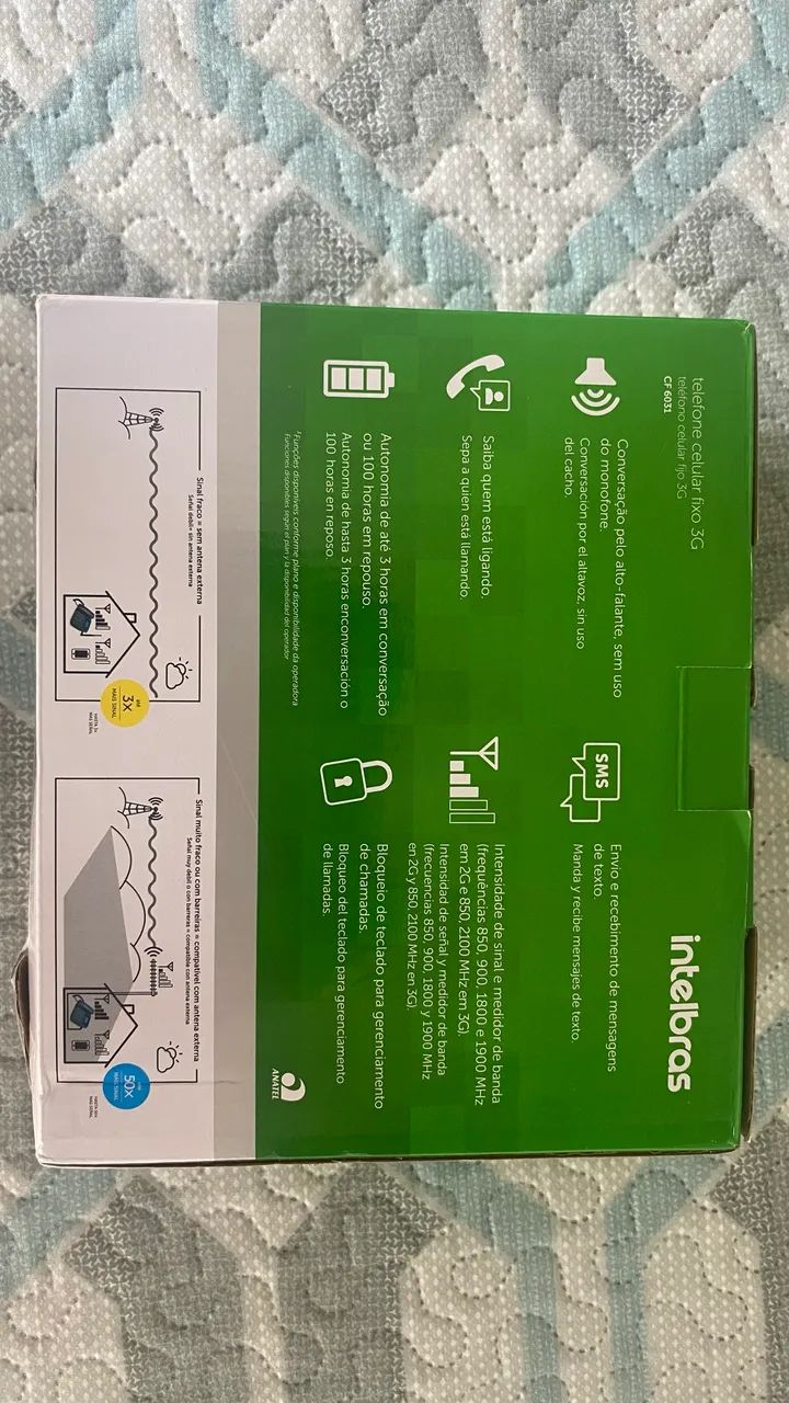 Telefone com Chip 3G Intelbras - Ideal para Fazenda - Foto 3