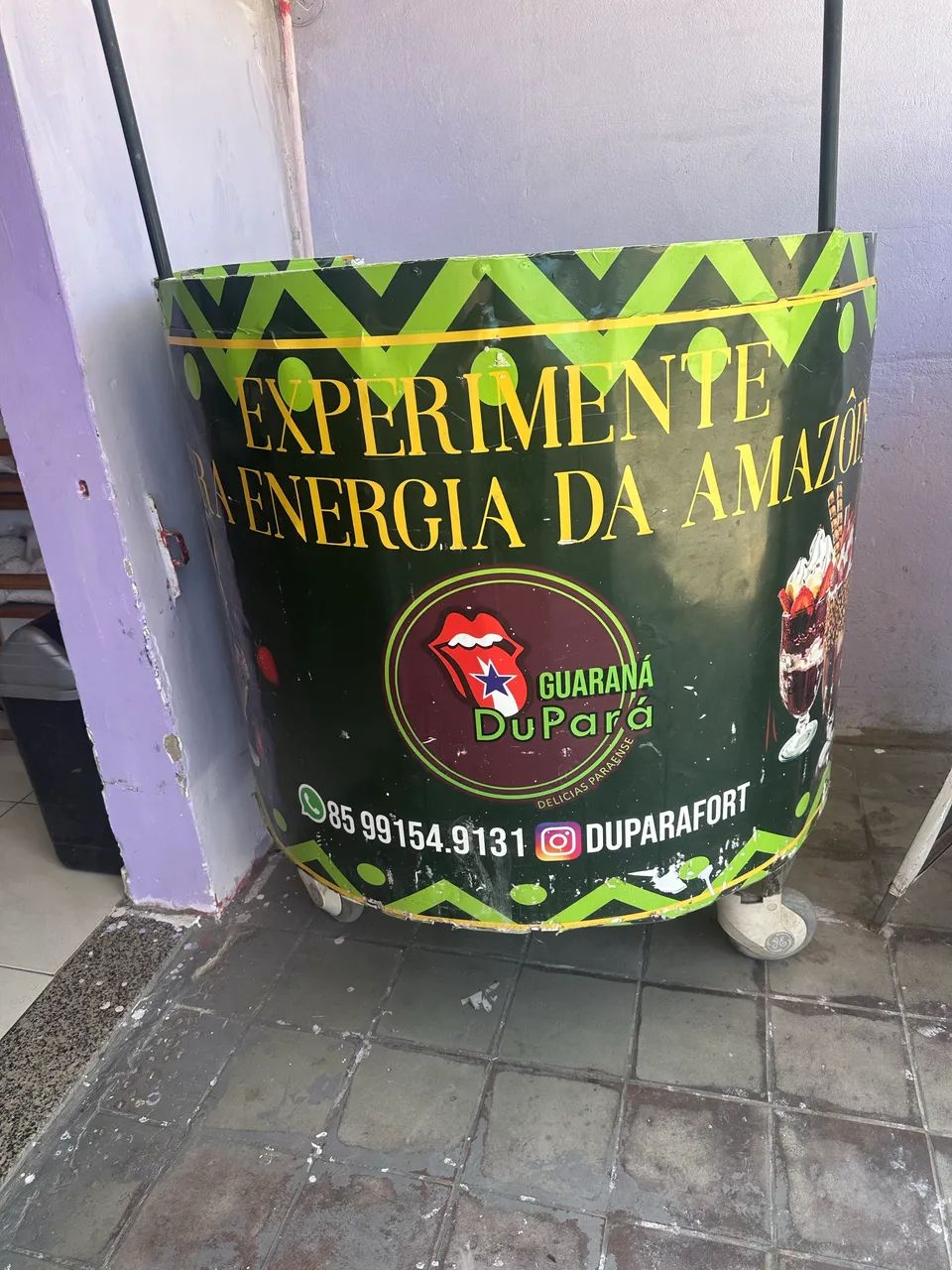 Carrinho de guaraná 
