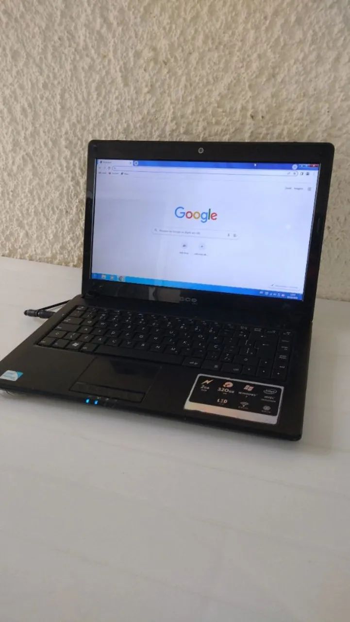 Notebook Windows 7Pro Ativado 4G HD 320G Conservado  - Foto 3