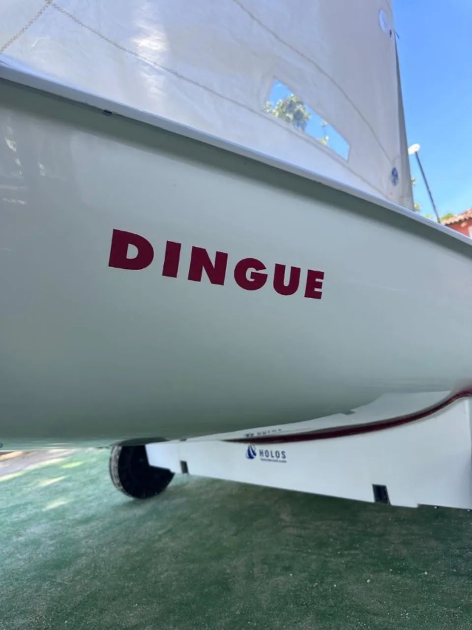 Dingue Holos preparado para regata  - Foto 2
