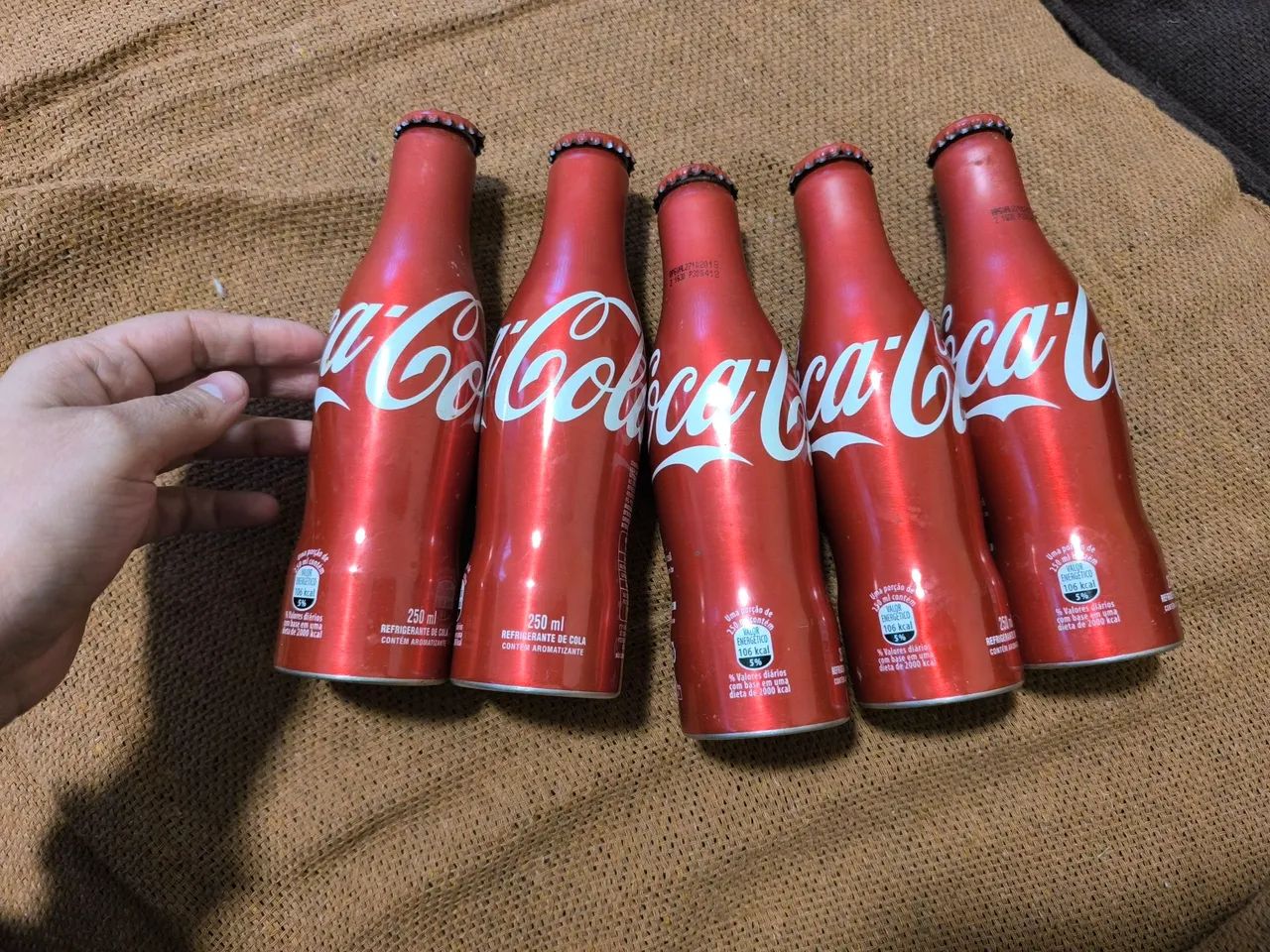 Garrafa antiga coca cola de alumínio  - Foto 3