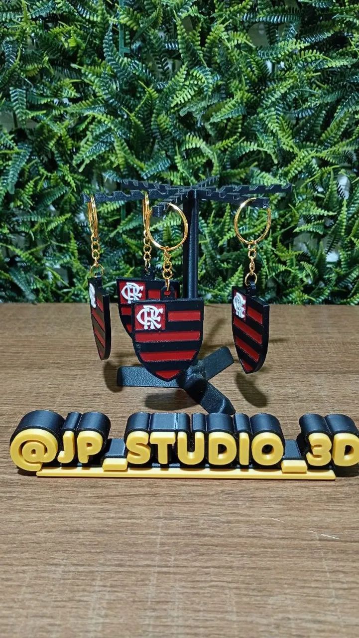 Kit 4 chaveiros do Flamengo - Foto 3