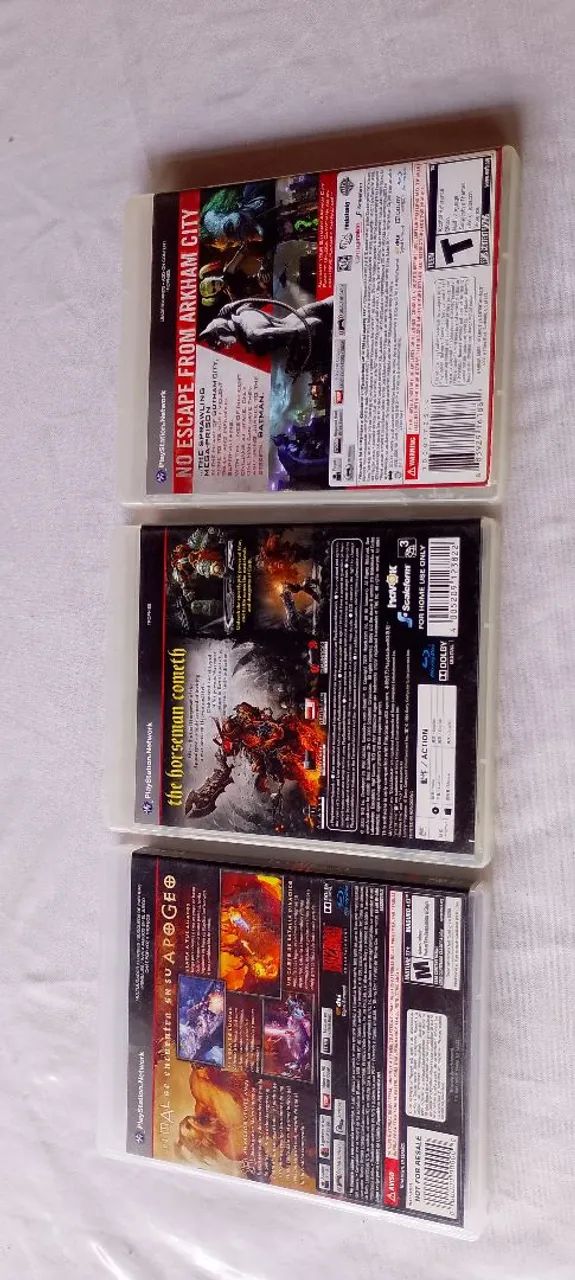 Lote de jogos Darksiders Batman Diablo ps3 - Foto 3
