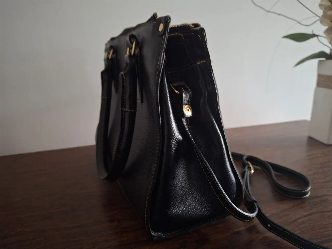 Bolsa em couro Art e Fatos - Foto 2