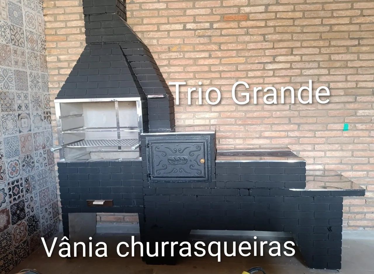Trio , Churrasqueira, forno e fogão a lenha  - Foto 5
