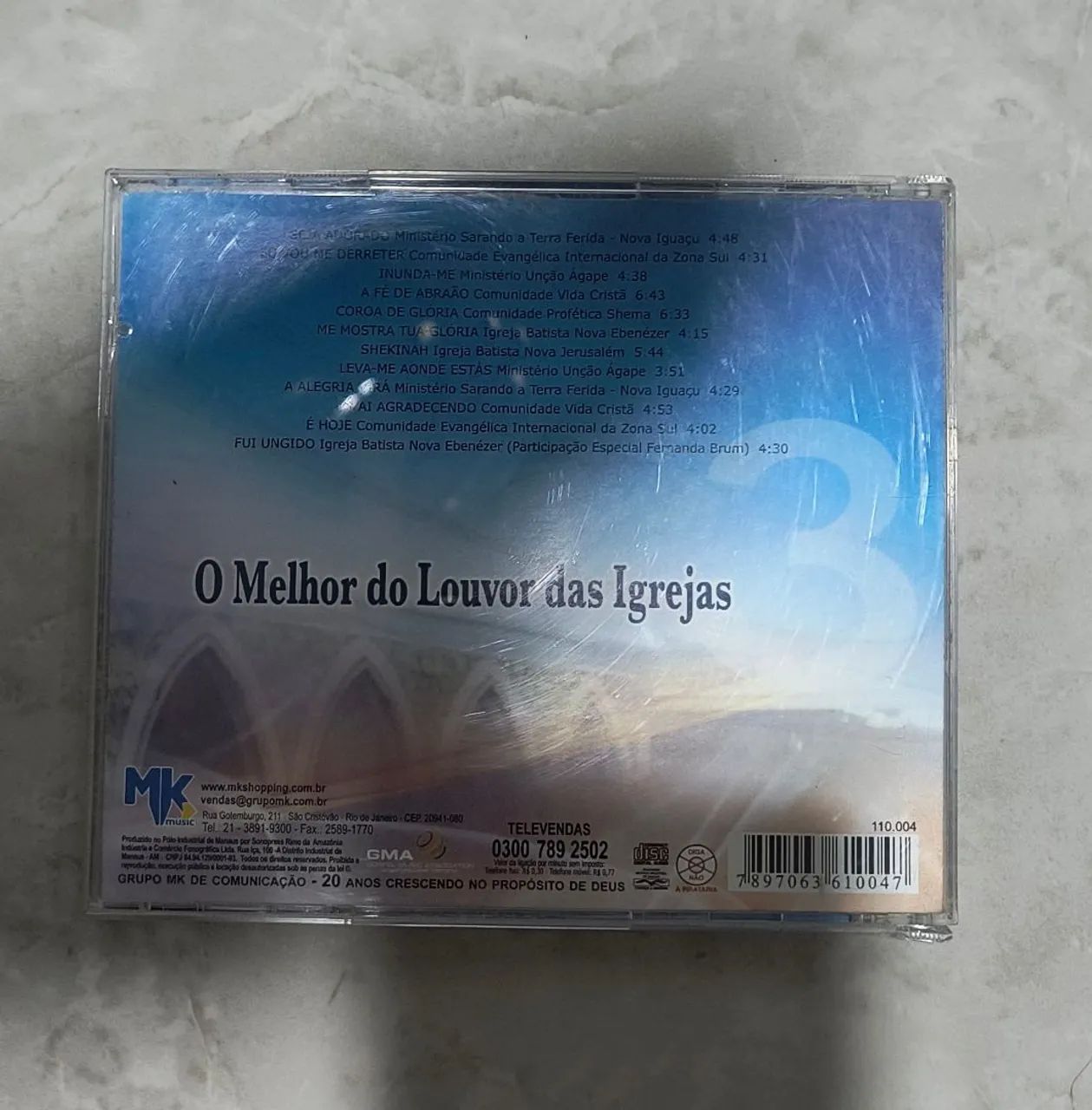 Cd O melhor louvor das igrejas - Novo - Foto 2