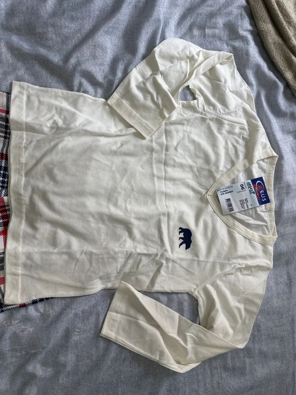 Pijama Kid Xadrez TAM 06  - Foto 2