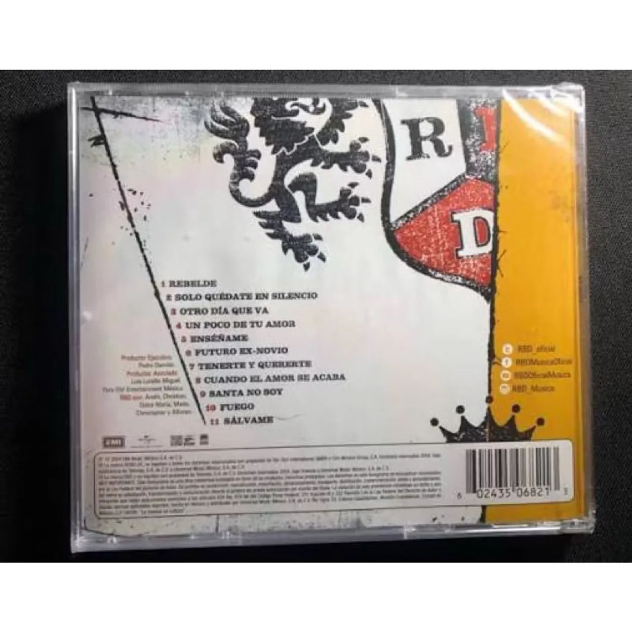 CD Rebelde - Thilha Sonora Original | Edição Brasil | Usado - Foto 2