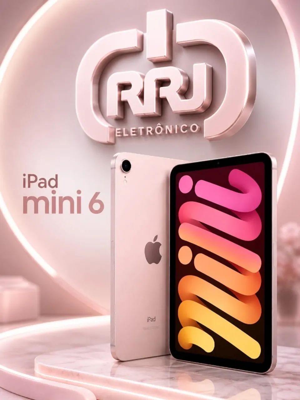 iPad mini 6 na caixa