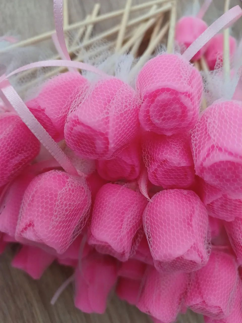 Kit 100 Sabonetes Personalizado para outubro rosa 