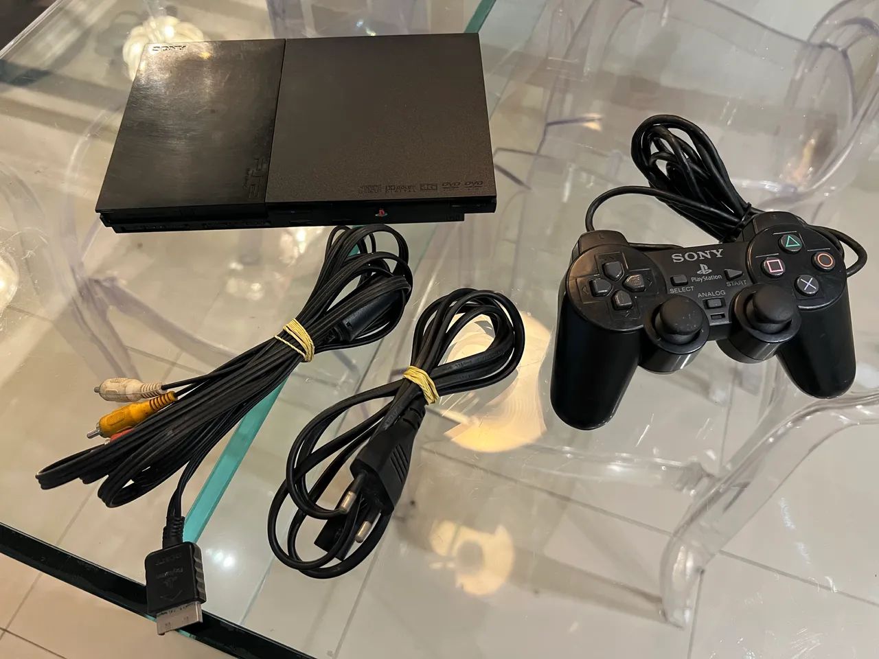 PlayStation 2 desbloqueado e lendo CD