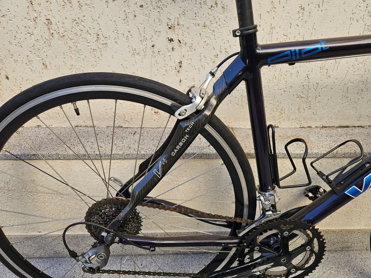 Bicicleta Speed Vicinitech 52 carbono e alumínio - Foto 4