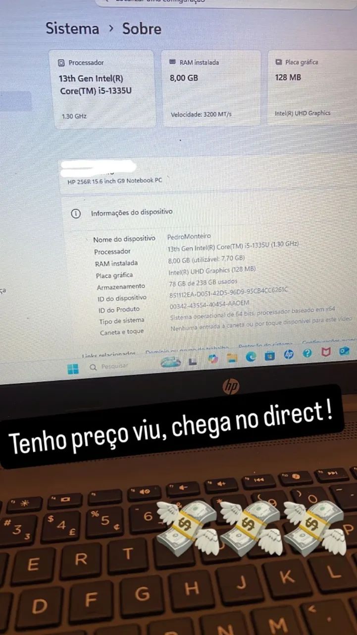 Notbook HP 256r G9 - Foto 5