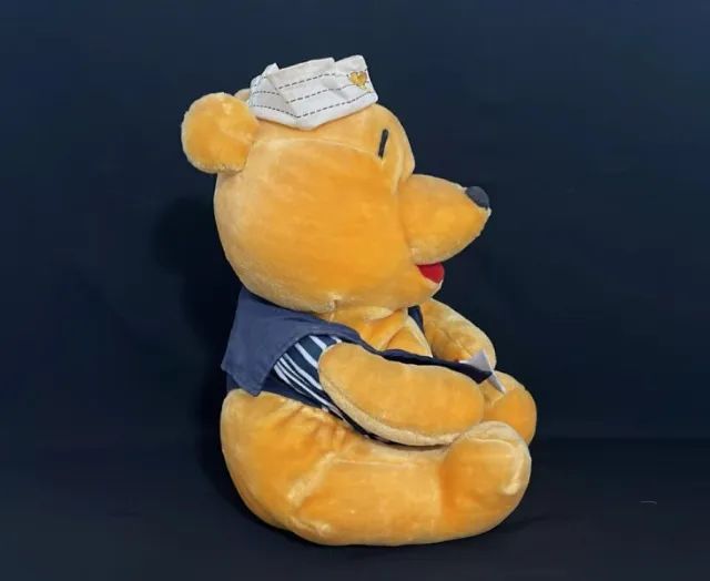 ursinho pooh 45 cm roupa de marinheiro - colecionável - maritel - Foto 3