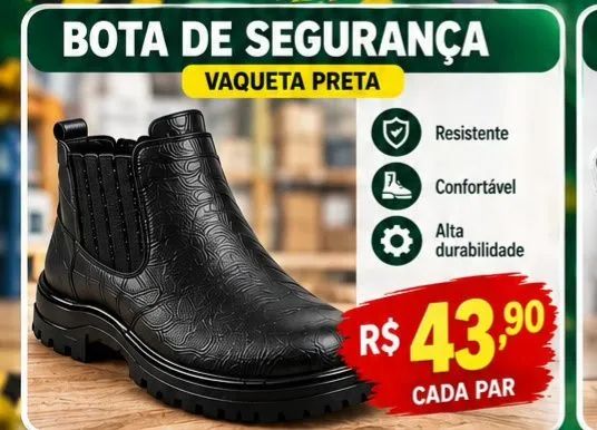 Bota de segurança