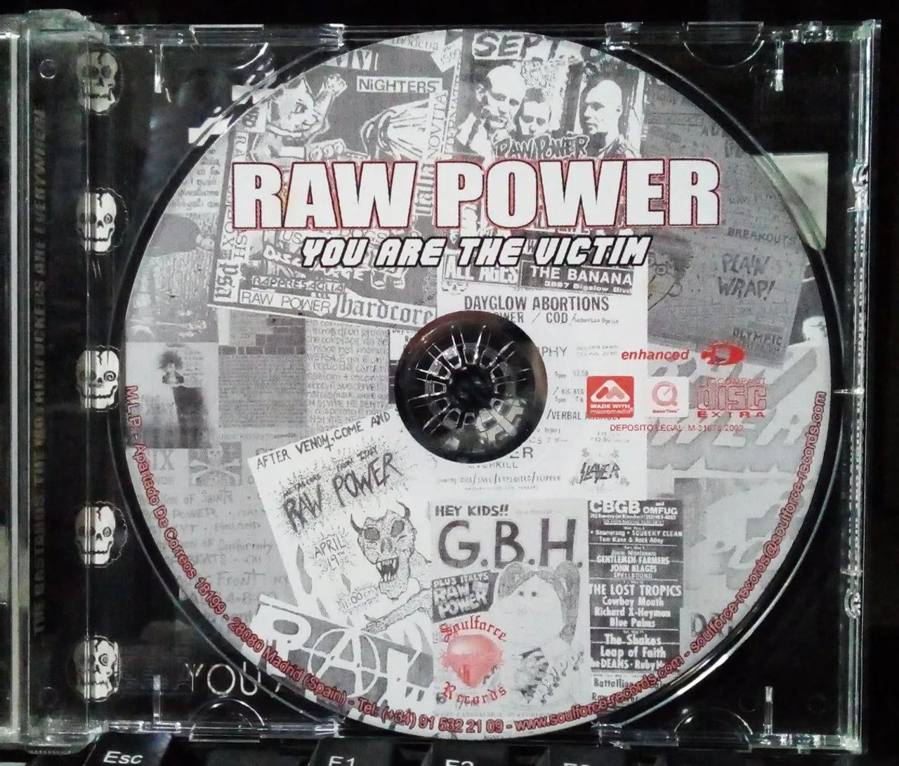 Raw Power - You Are the Victim 2002 CD import multimídia Wretched