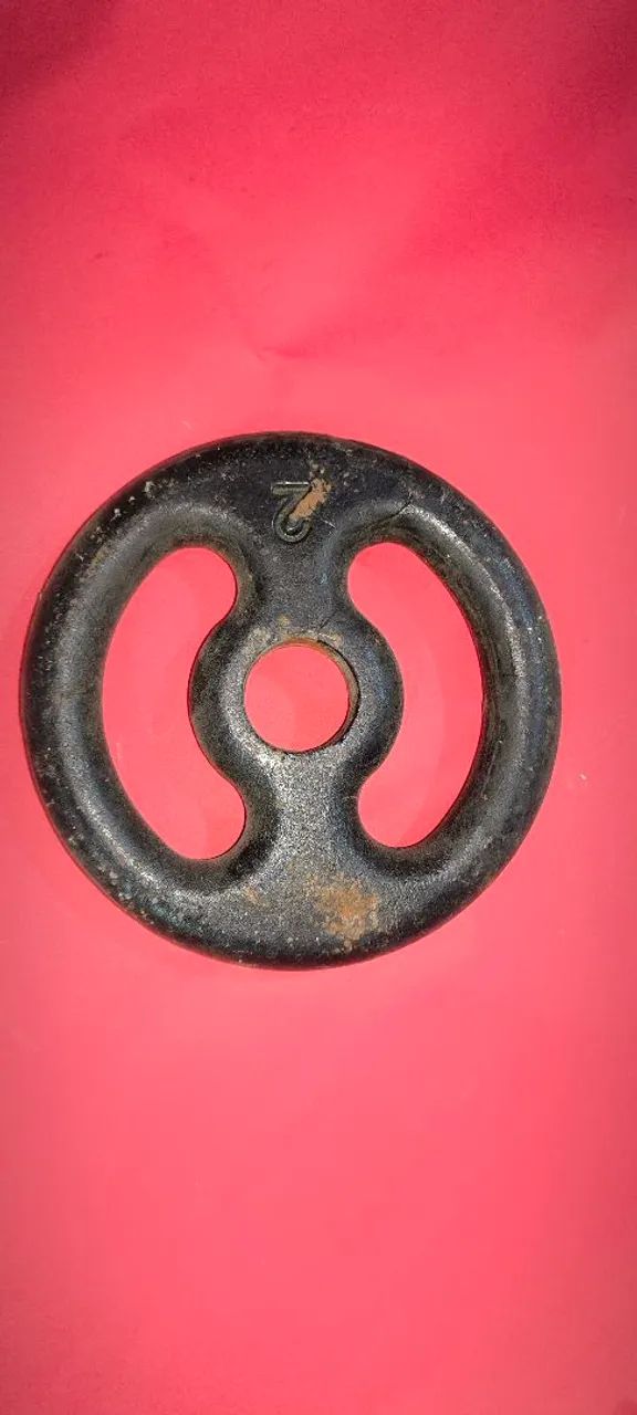 Anilha de Ferro 2kg com Pegada - Treine em Casa com Estilo! - Foto 4