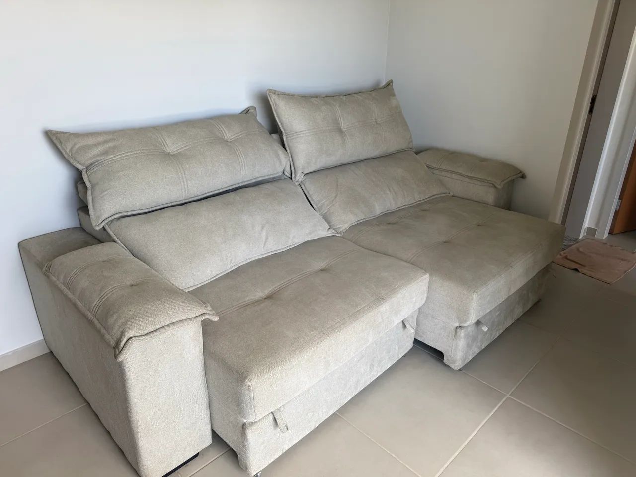Sofá Retrátil e Reclinável 2,50 m