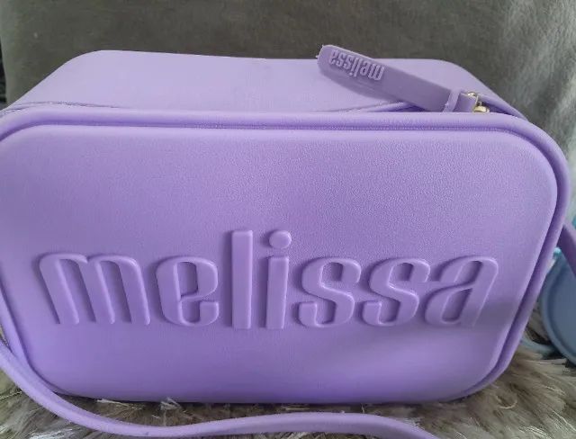 BOLSA MELISSA LILÁS E AZUL  - Foto 2