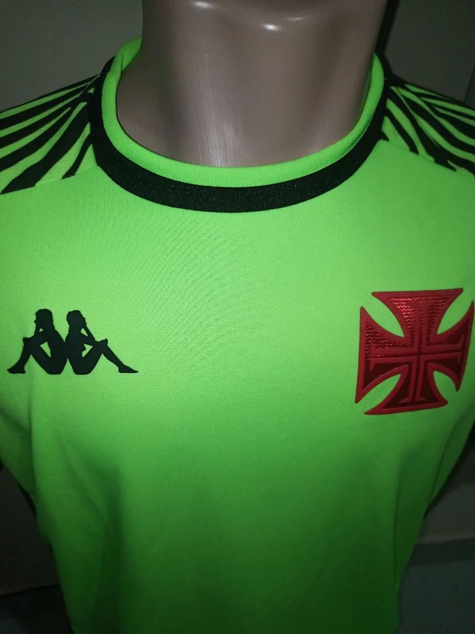 Camisa Vasco Goleiro Kappa Verde limão - Foto 6