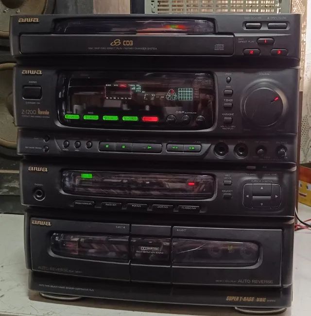 Aiwa Z-1200 Bom Estado Funciona Normal Não Esta Lendo - Foto 2