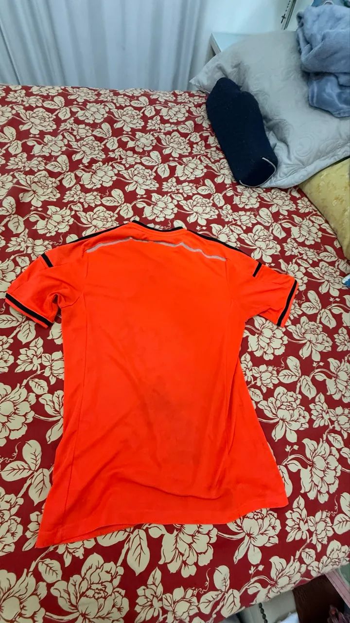 Camisa Sport Adidas Laranja - Foto 2
