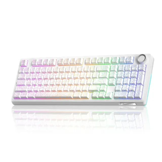 Teclado Mecânico Wireless SOLAKAKA KI99 Pro - Gasket Mount - NOVO