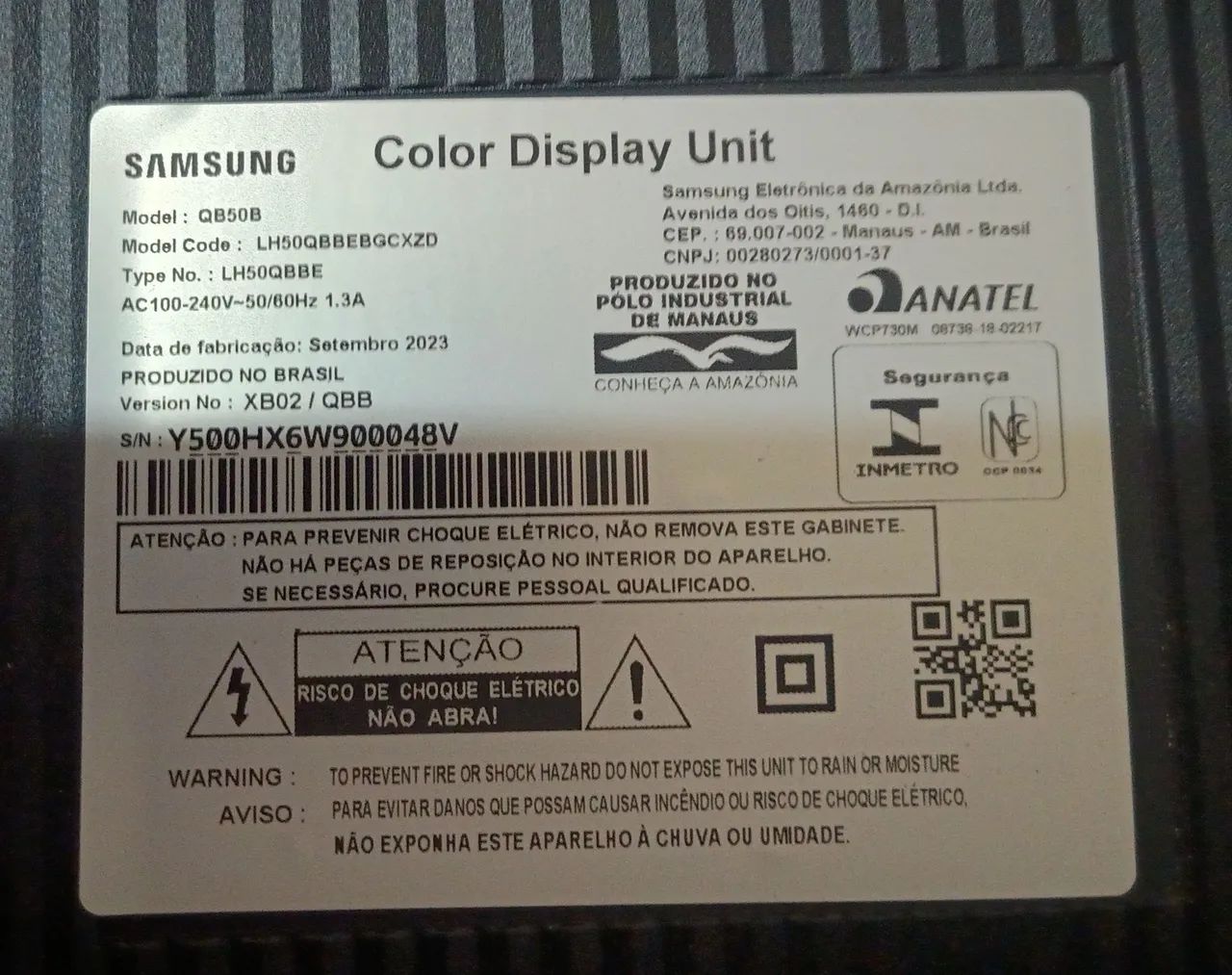 TV Samsung 50 polegadas tela quebrada - Foto 3