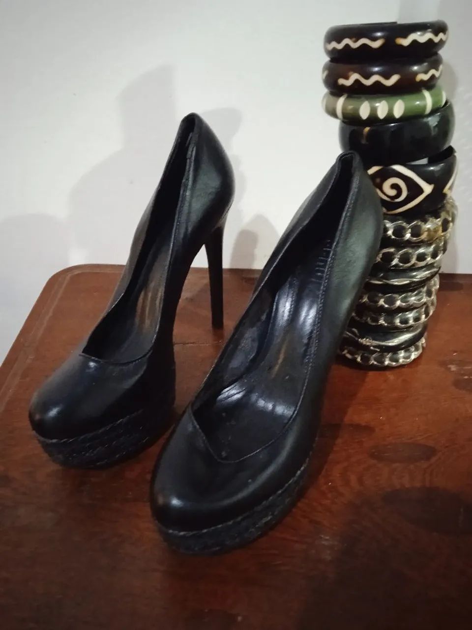 Sapato alto schutz