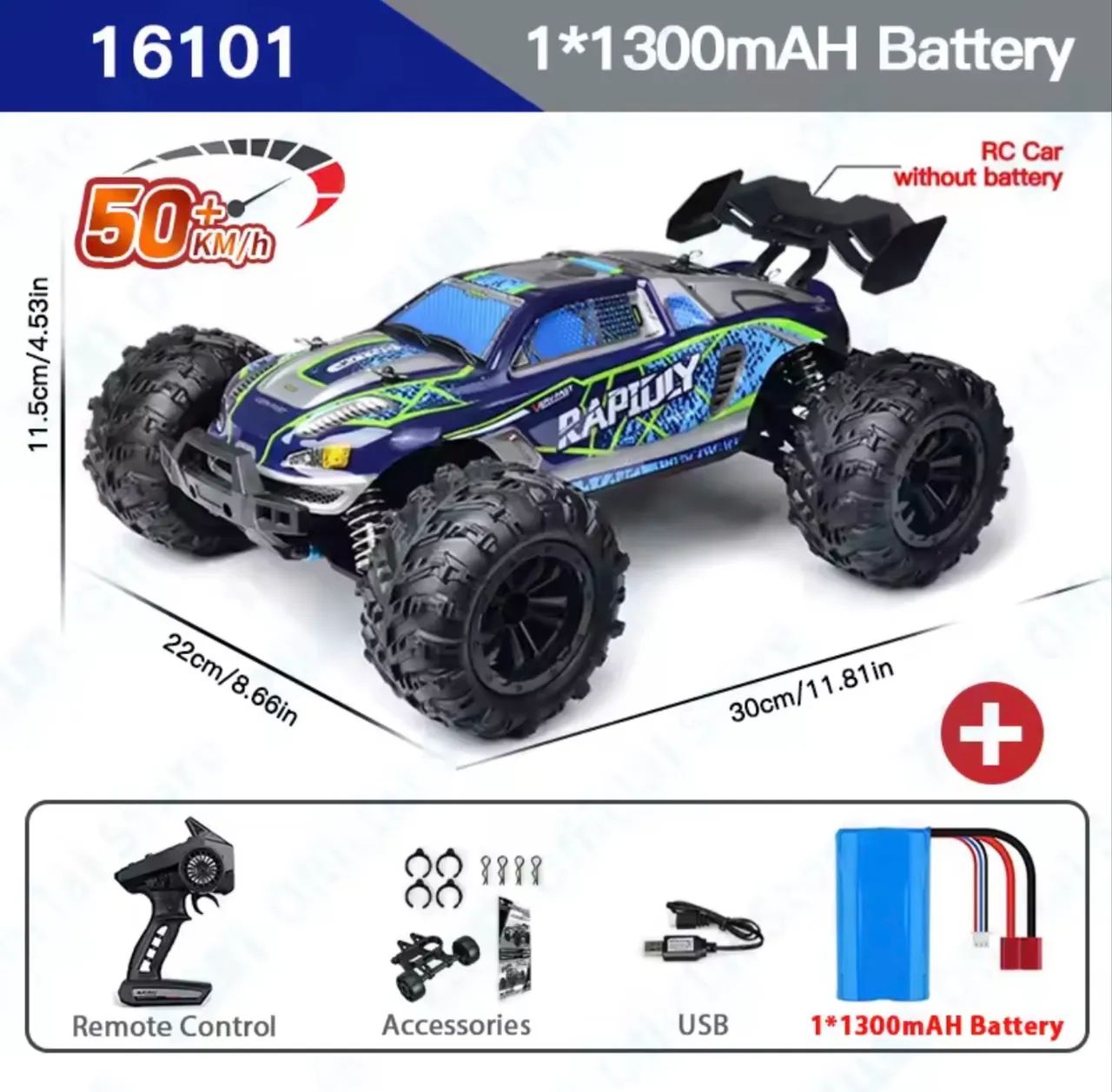 Carros de controle 4x4 50km - Foto 5