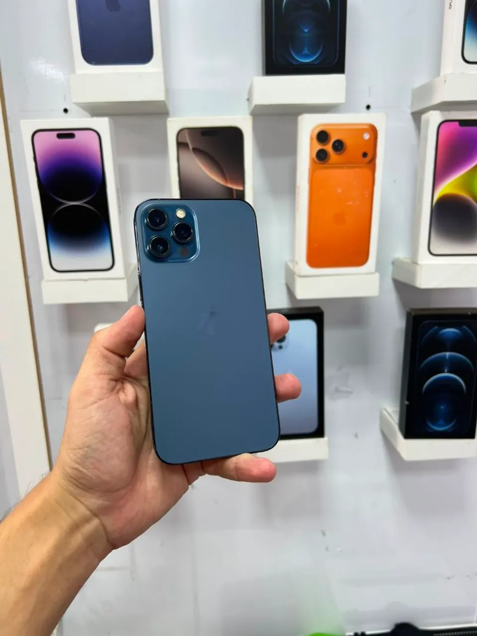 IPHONE 12 PRO MAX 128GB ( FACE ID OFF) - Celulares e Smartphones