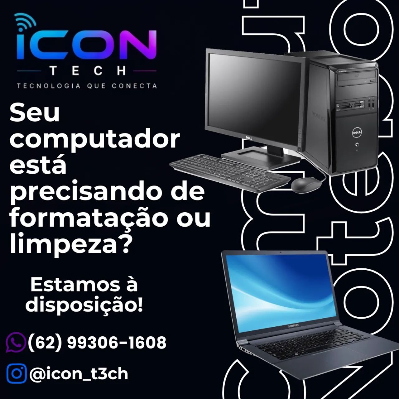 Formatação/limpeza em pc e notebook