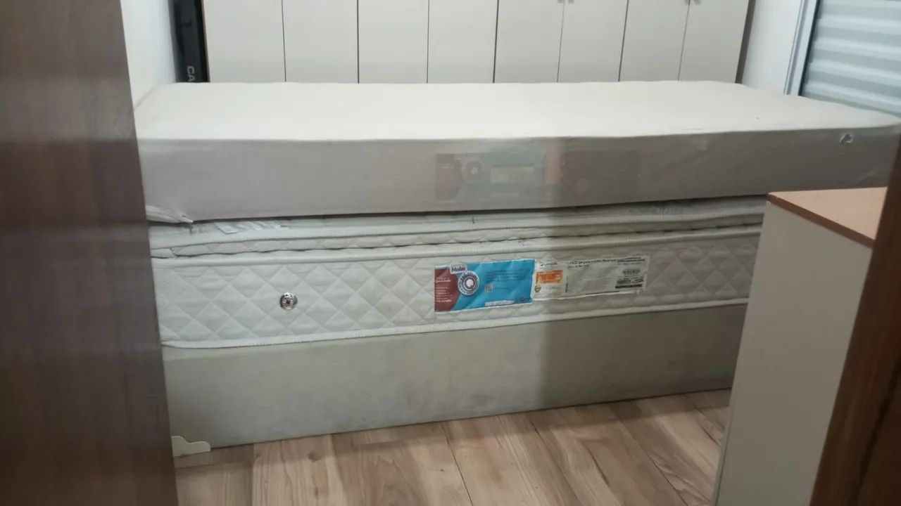 Cama box e colchões solteiro
