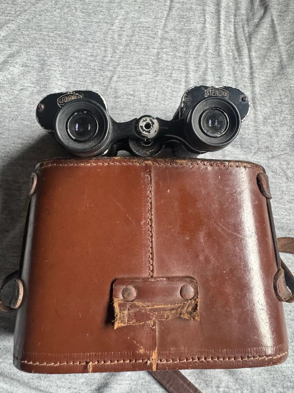 Binóculo vintage da marca Stenoxa, fabricado por G. Fournier  - Foto 2