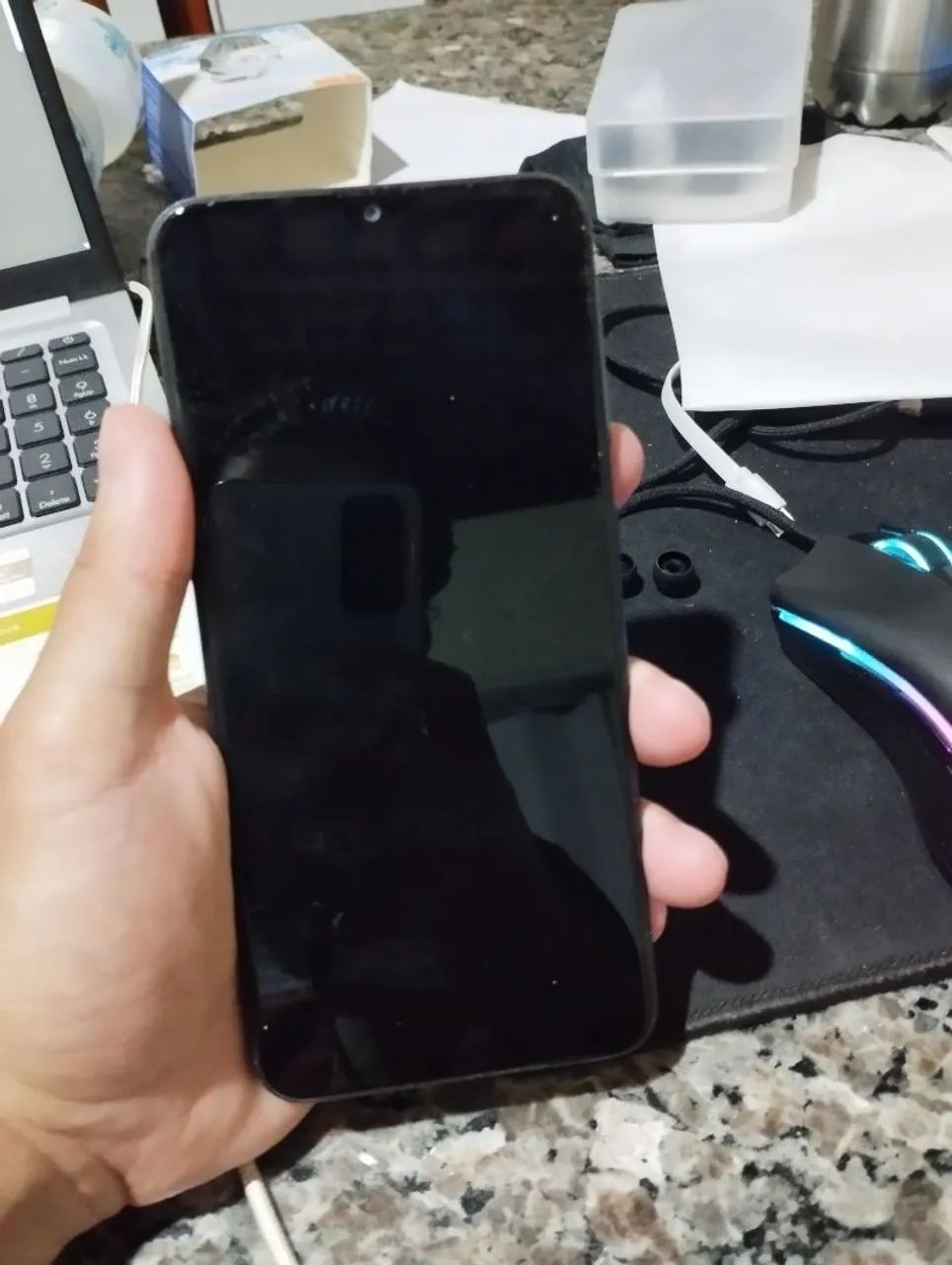 Samsung Galaxy A20 32 GB e 3 de RAM, COR AZUL - Foto 2