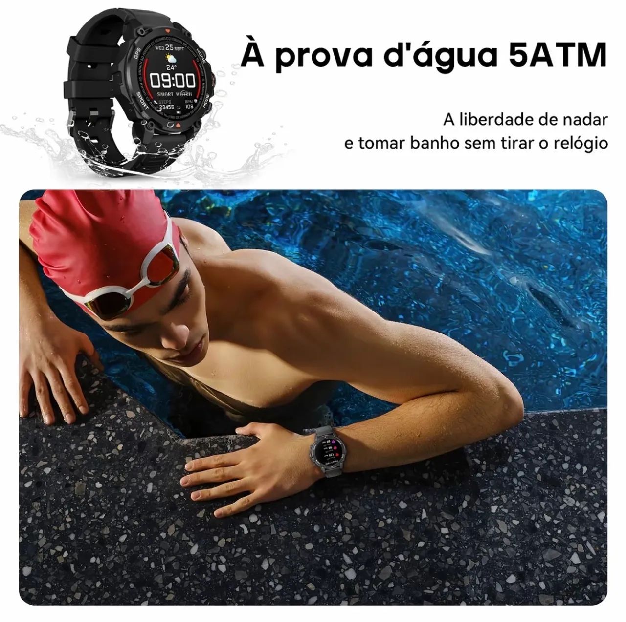 smartwhat com gps integrado compatível com strava  - Foto 4