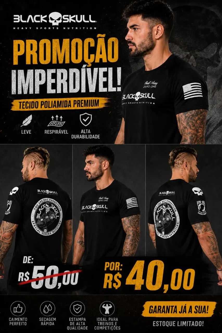 ? BLACK SKULL ? FORÇA, ESTILO E PERFORMANCE! ?