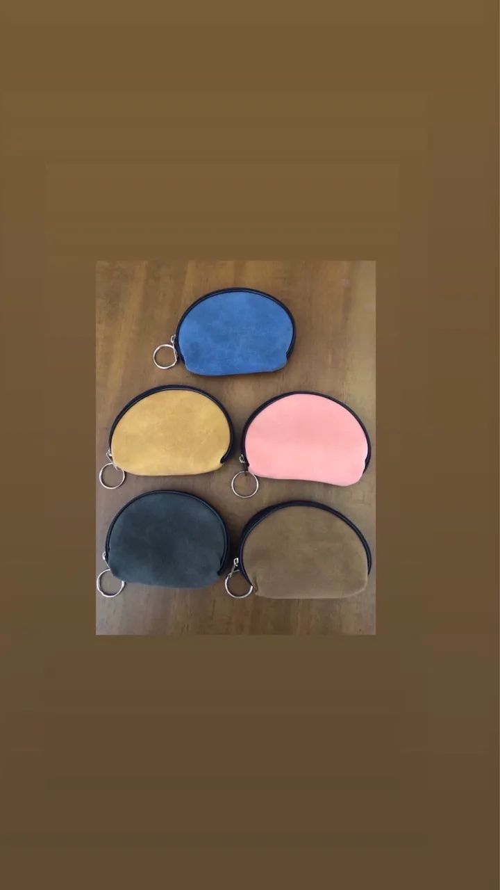 Bolsas porta moeda R$ 4,00 cada