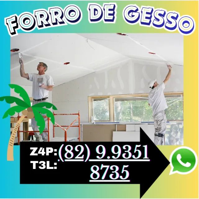 DIVISÓRIAS E GESSO - PLAQUINHAS, DRYWALL E REFORMAS - Foto 4