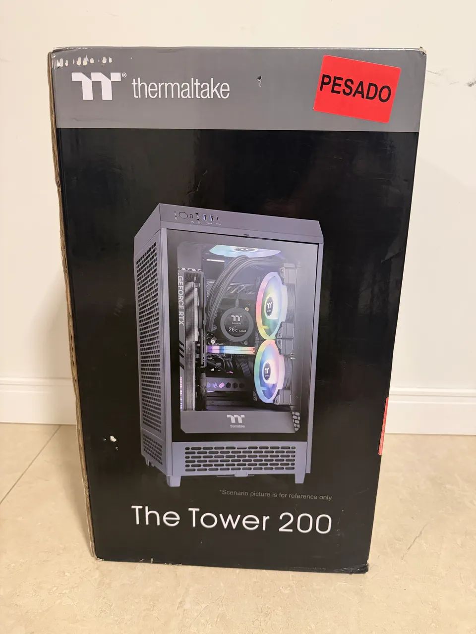 Gabinete Thermaltake The Tower 200 Black - LACRADO na caixa - Foto 3