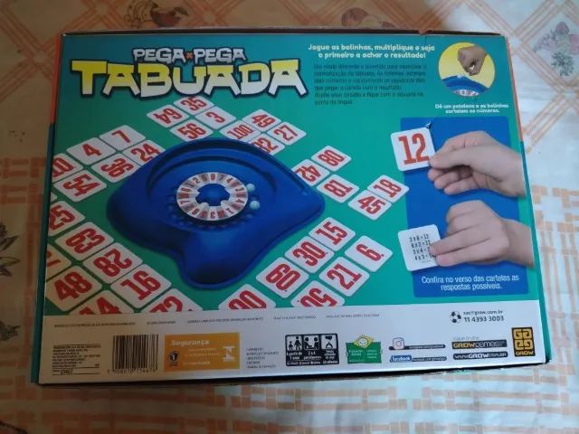 Jogo Pega-Pega Tabuada Grow - Divertido e Educativo para Crianças