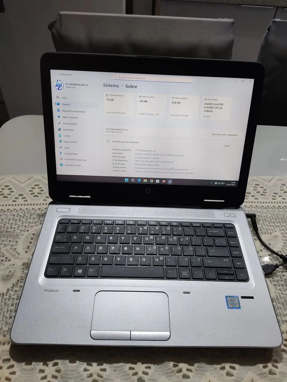 Notebook HP ProBook 640 G2