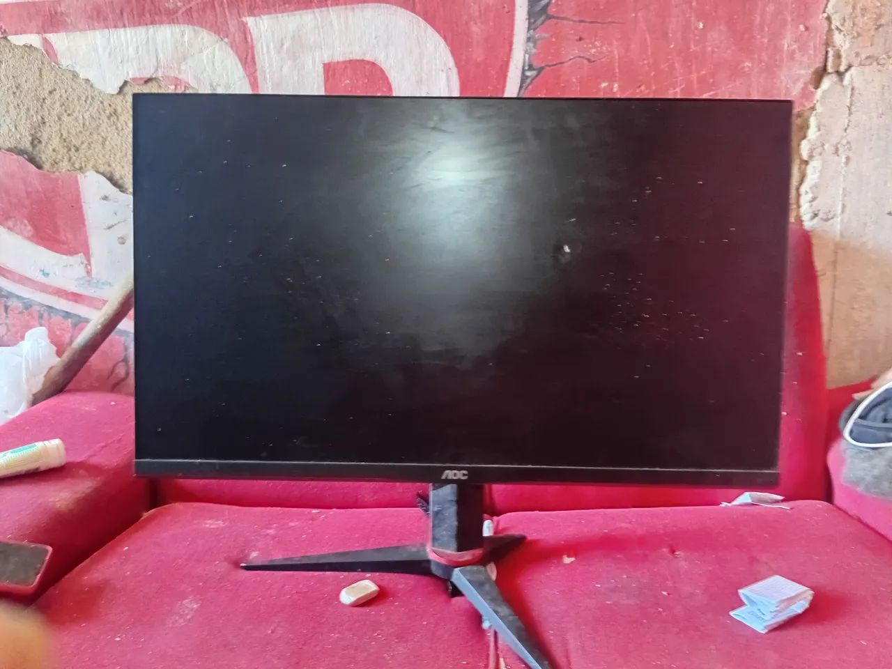 Monitor aoc 144 27 polegadas para retirada de peças