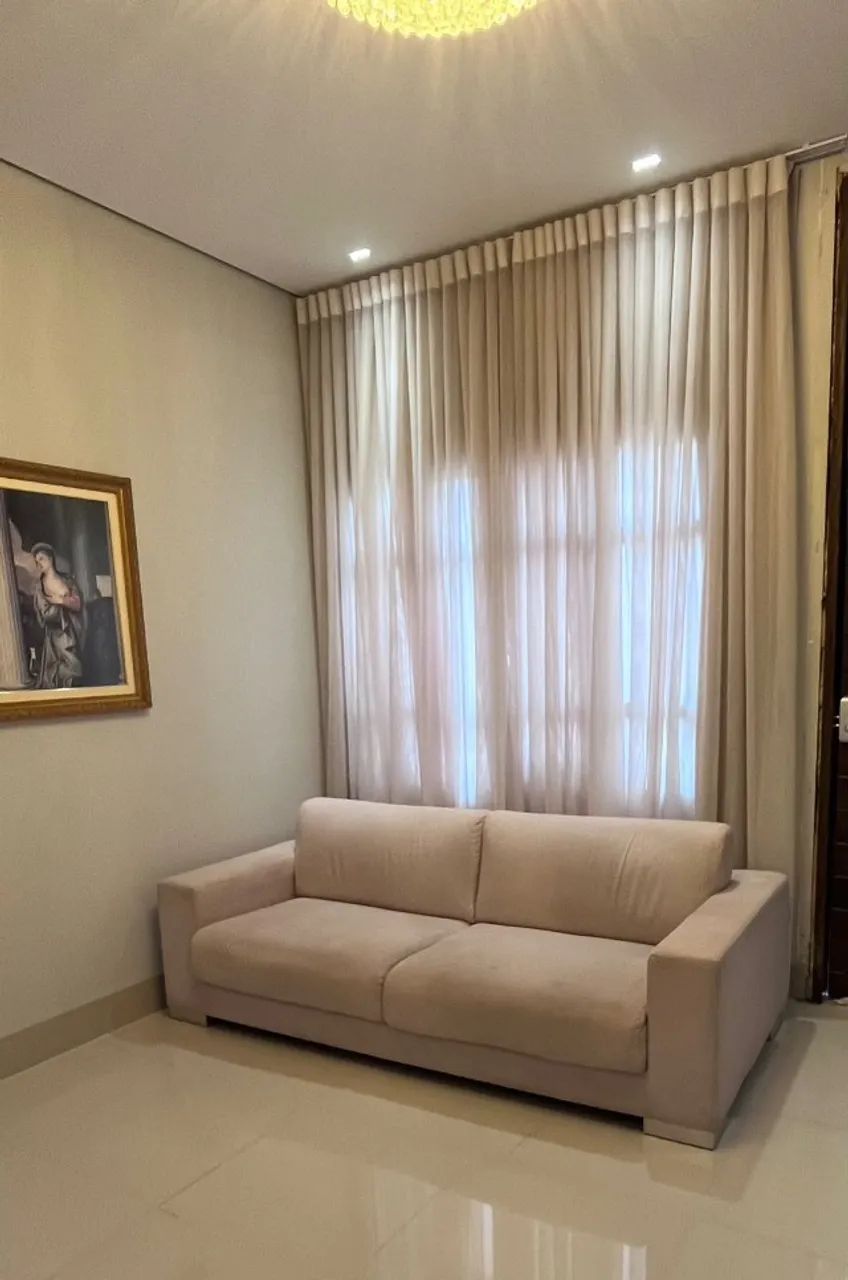 Conjunto de Sofás em Linho Cor Cru - 2 e 2 lugares - Excelente Estado - Foto 2